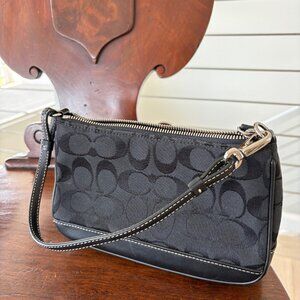 Vintage Coach Monogram Shoulder Bag